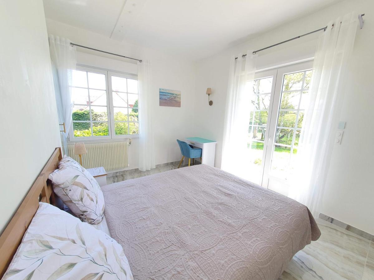 Logement Entier Avec Grand Jardin Et Parking Wifi 6 Et Fibre Berck Exterior foto