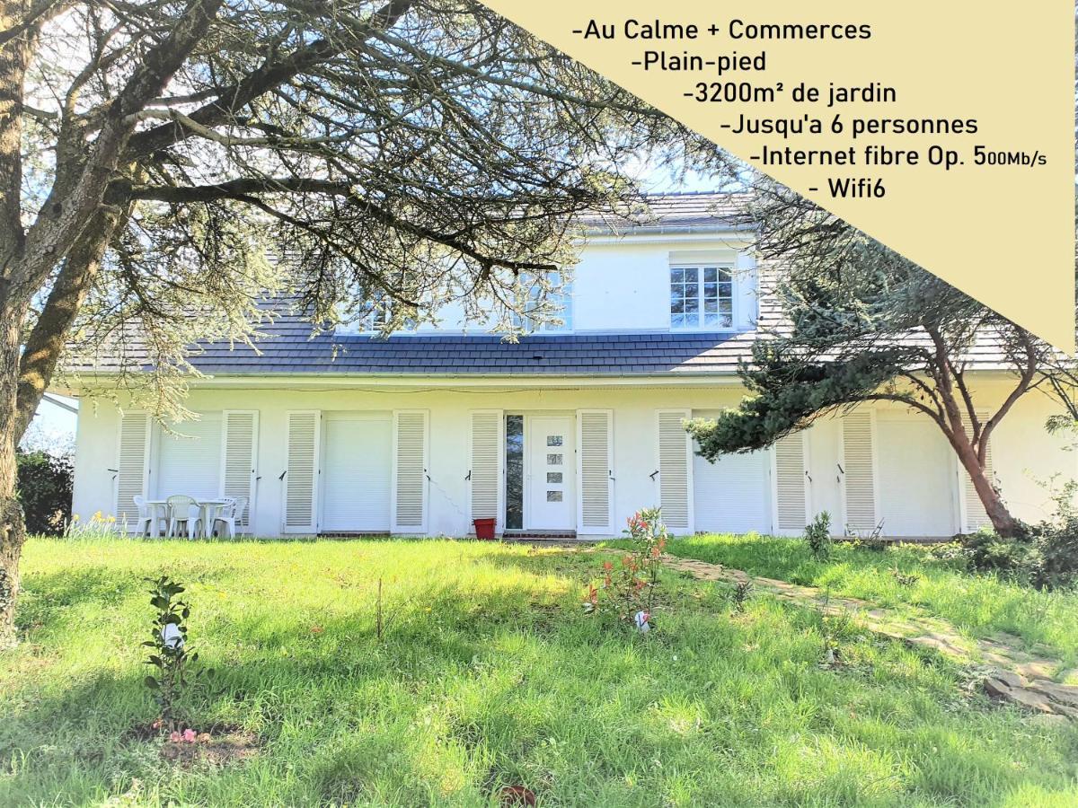 Logement Entier Avec Grand Jardin Et Parking Wifi 6 Et Fibre Berck Exterior foto